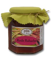 Red rhubarb marmelade